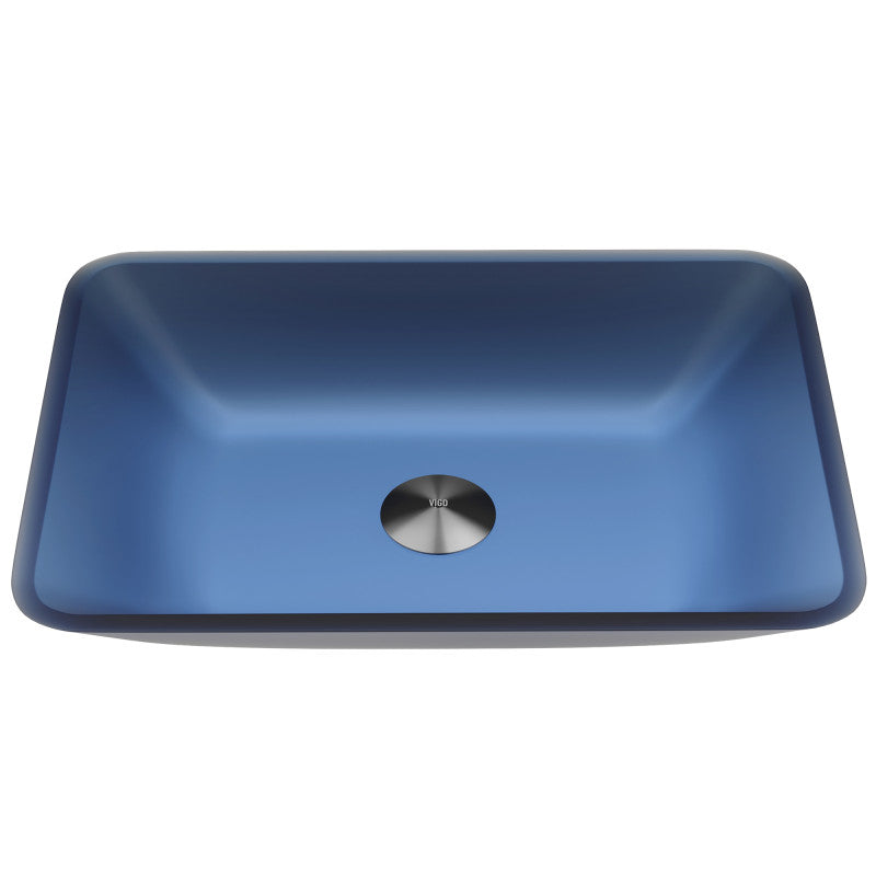 Sottile MatteShell™ Tempered Glass Vessel Bathroom Sink