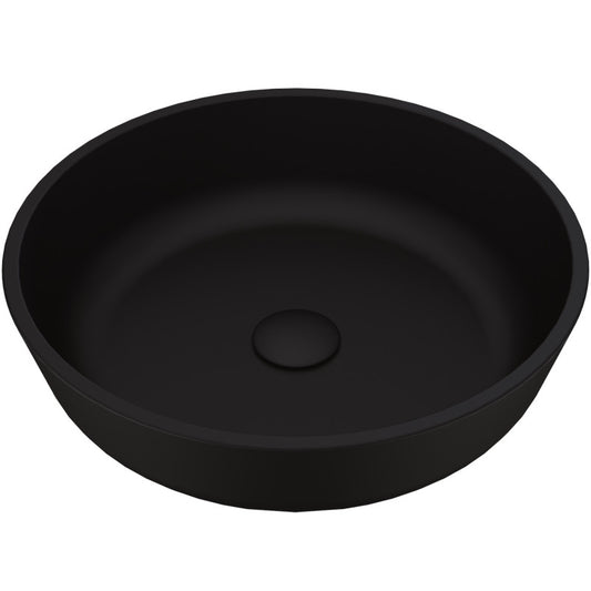 Black Modus MatteShell™ Tempered Glass Vessel Bathroom Sink