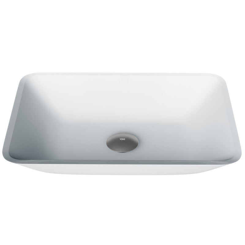 Sottile MatteShell™ Tempered Glass Vessel Bathroom Sink