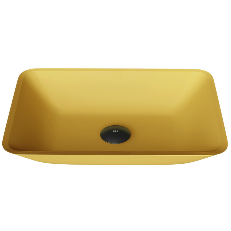 Sottile MatteShell™ Tempered Glass Vessel Bathroom Sink