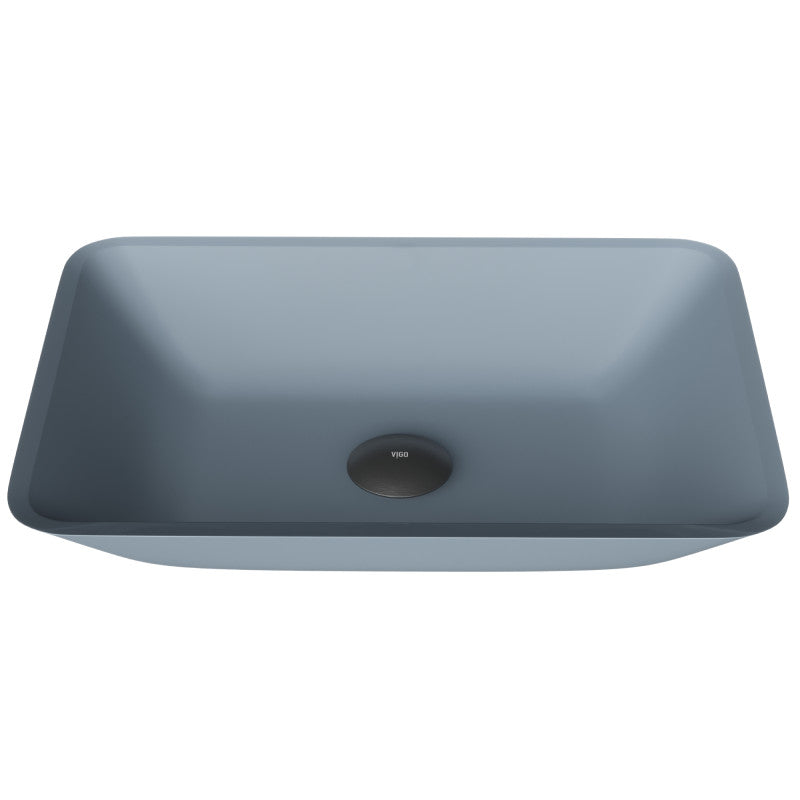 Sottile MatteShell™ Tempered Glass Vessel Bathroom Sink