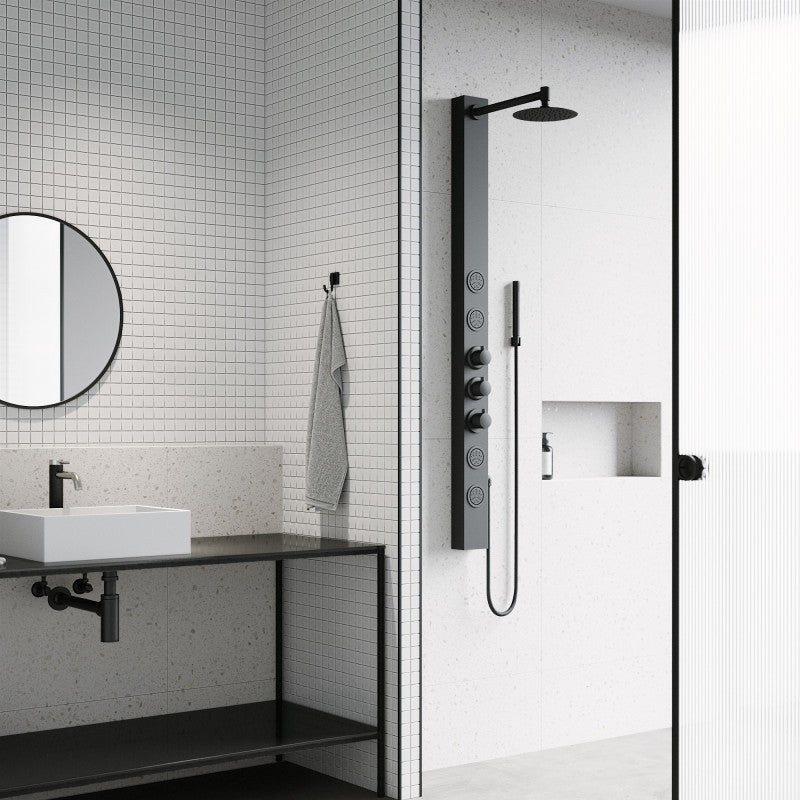 Sutton Round Shower Panel System