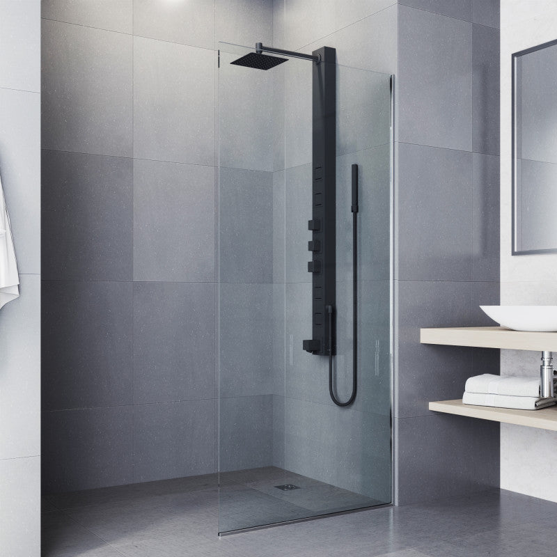 Bowery Square Shower Panel System with Tub Spout