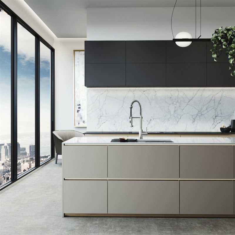 Hampton 28" Stainless Steel Undermount Kitchen Sink with Workstation