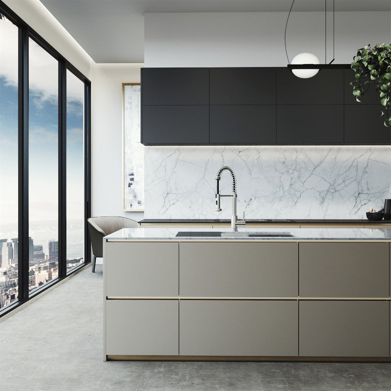 Hampton 32" Stainless Steel Undermount Kitchen Sink with Workstation