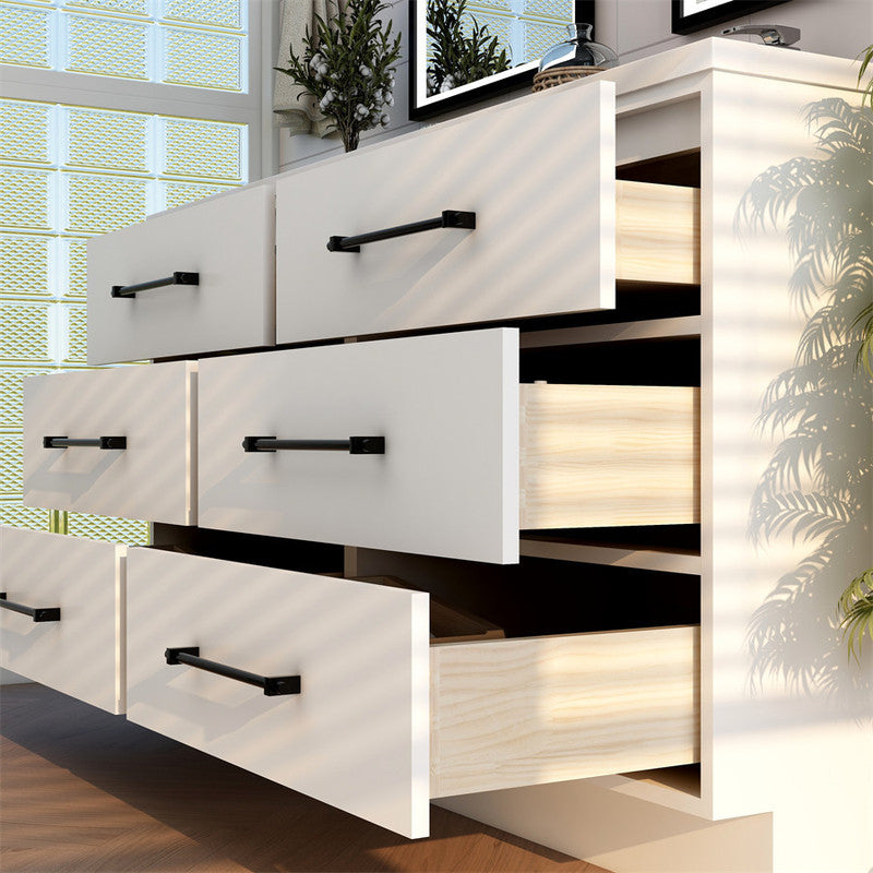 Victoria Drawers 60" Freestanding Bathroom Vanity with Reinforced Acrylic Integrated Sink Top