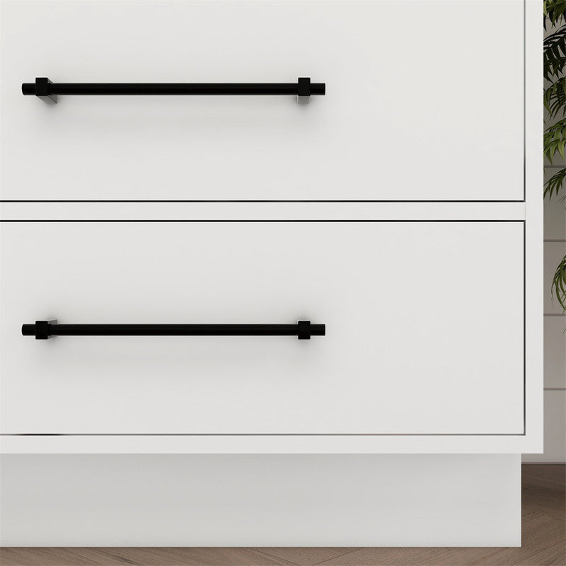 Victoria Drawers 60" Freestanding Bathroom Vanity with Reinforced Acrylic Integrated Sink Top
