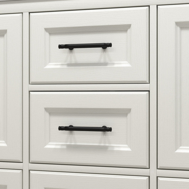 VIV 84" Freestanding Bathroom Vanity with Reinforced Acrylic Integrated Sink Top