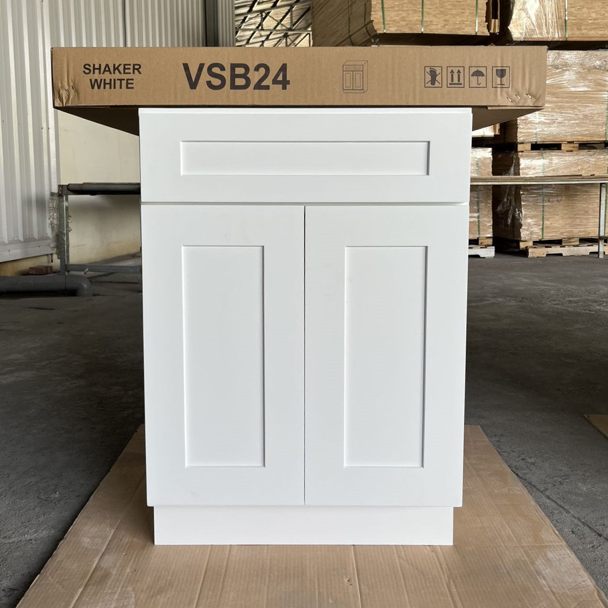 White Shaker (Bathroom Vanity Only)