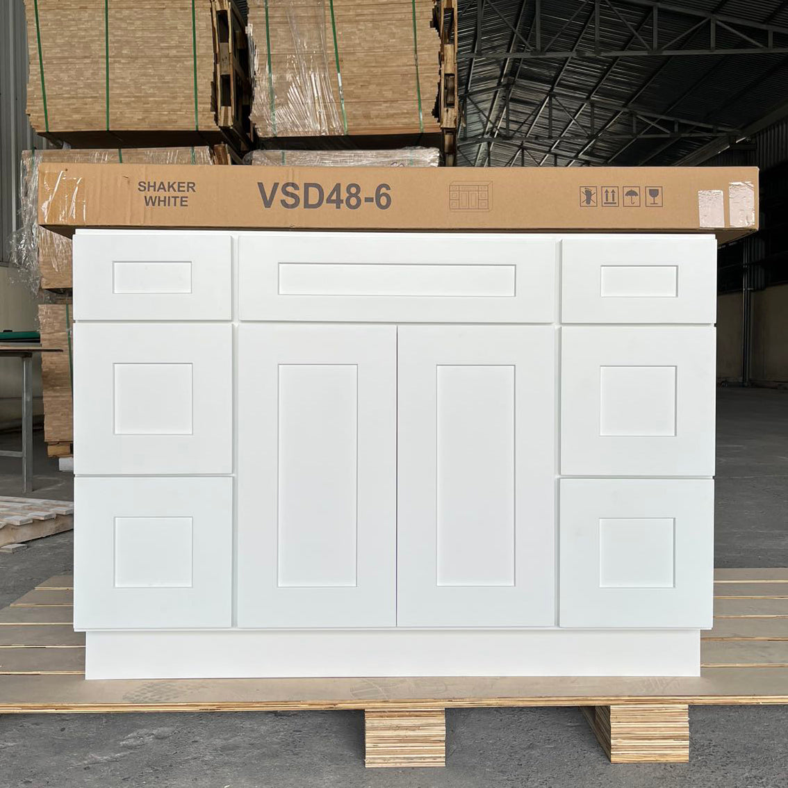 White Shaker (Bathroom Vanity Only)