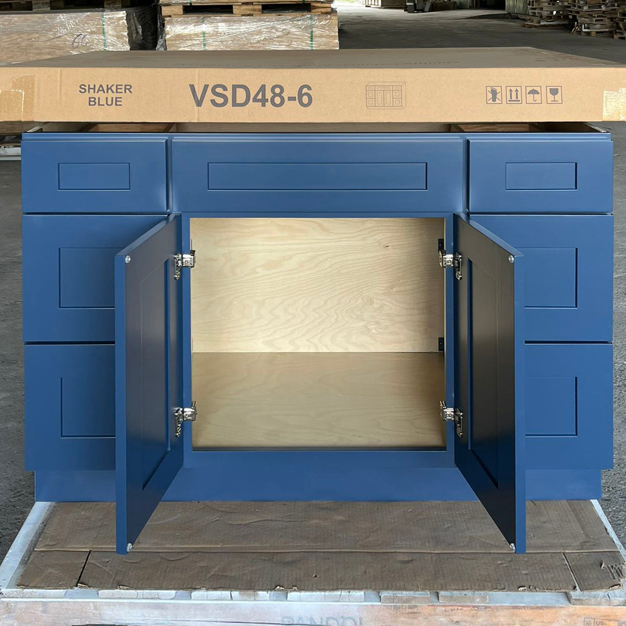 Blue Shaker (Bathroom Vanity Only)