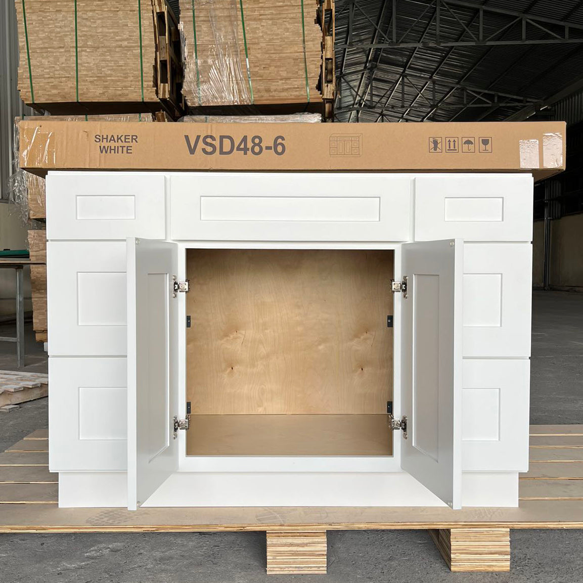 White Shaker (Bathroom Vanity Only)