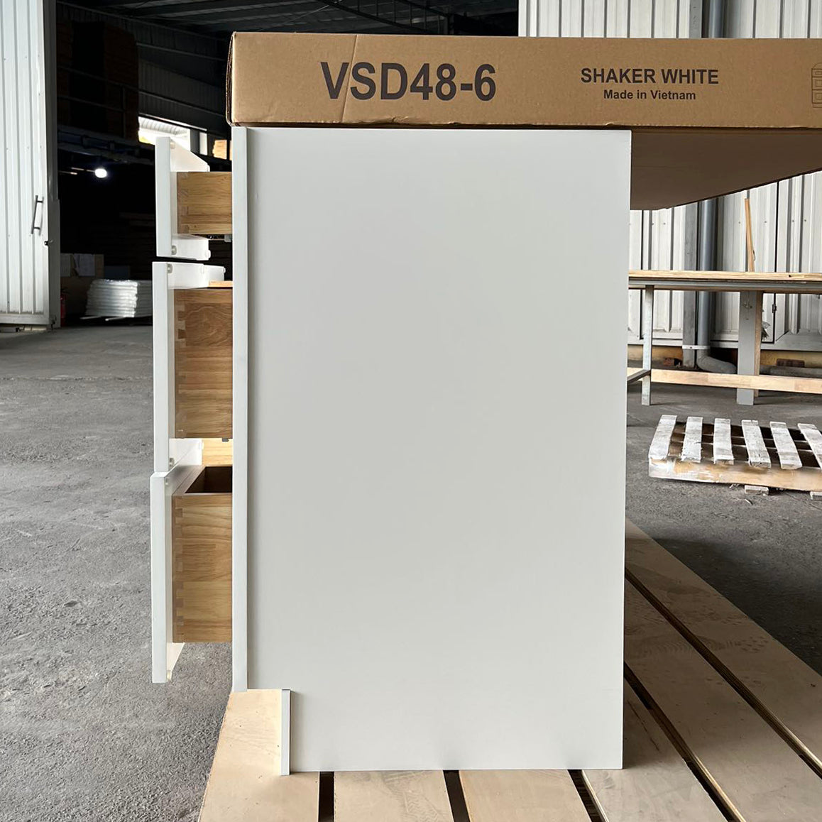 White Shaker (Bathroom Vanity Only)