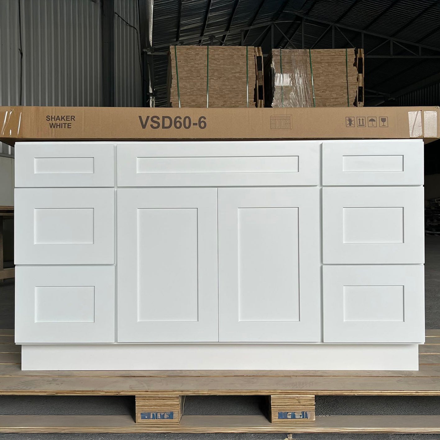 White Shaker (Bathroom Vanity Only)