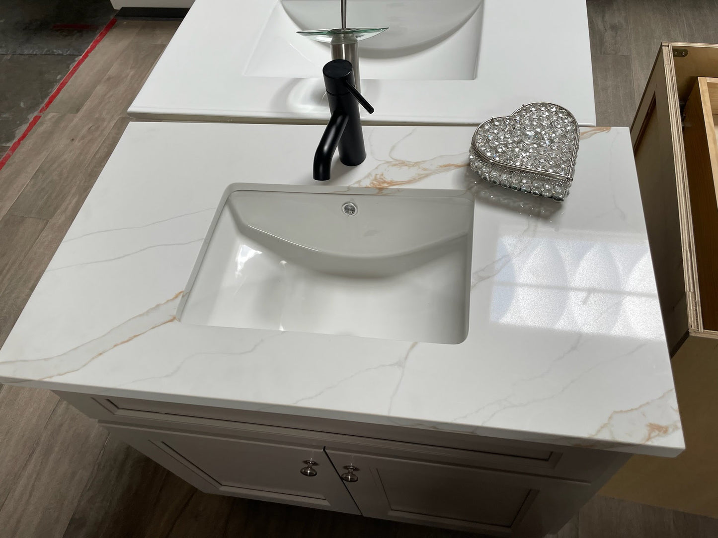 Fantasy Gold Quartz Vanity Top