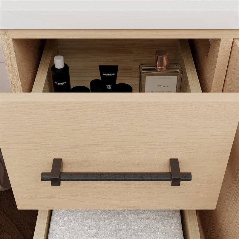 Victoria 42" Wall Mounted Bathroom Vanity with Reinforced Acrylic Integrated Sink Top
