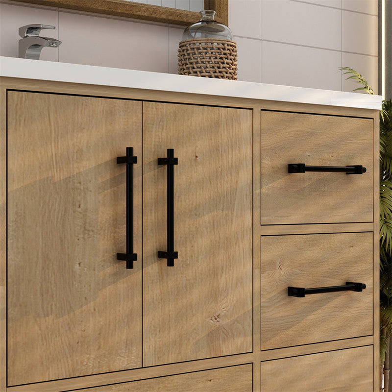 Victoria 48" Freestanding Bathroom Vanity with Reinforced Acrylic Integrated Sink Top