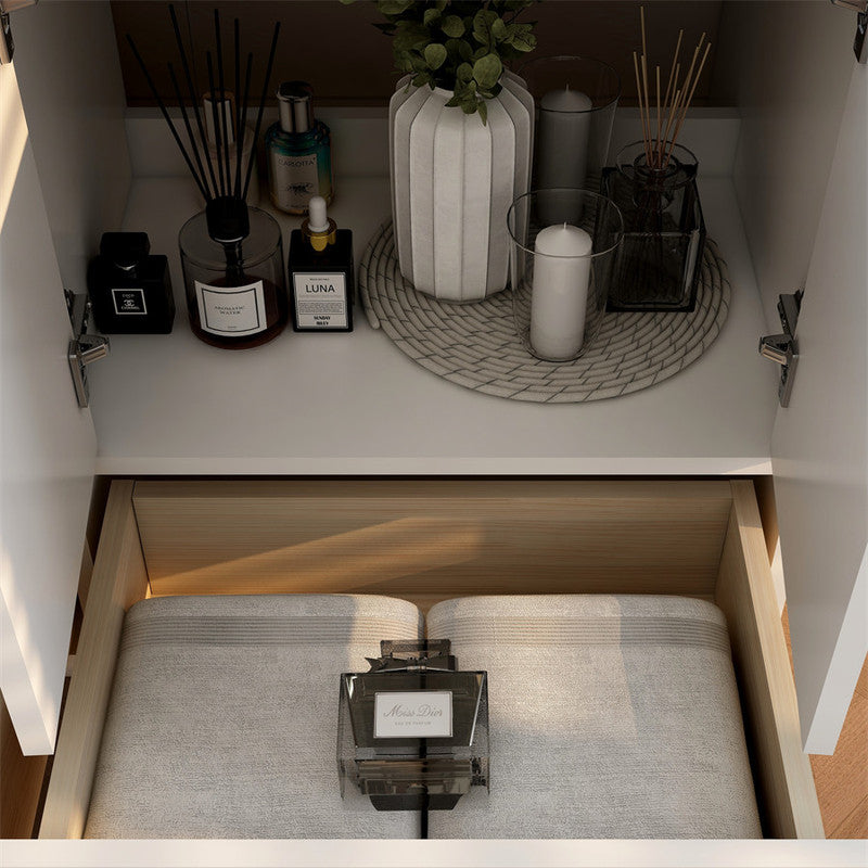 Victoria 60" Freestanding Bathroom Vanity with Reinforced Acrylic Integrated Sink Top