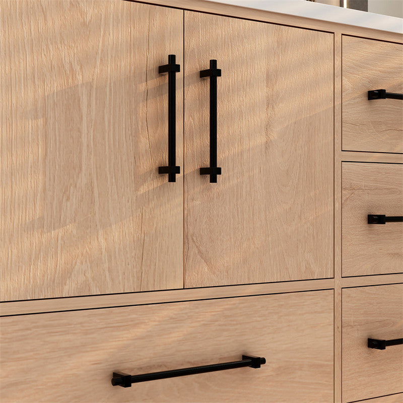 Victoria 84" Freestanding Bathroom Vanity with Reinforced Acrylic Integrated Sink Top