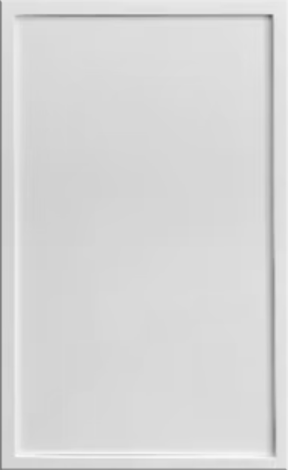 White Slim Shaker (Bathroom Vanity Only)