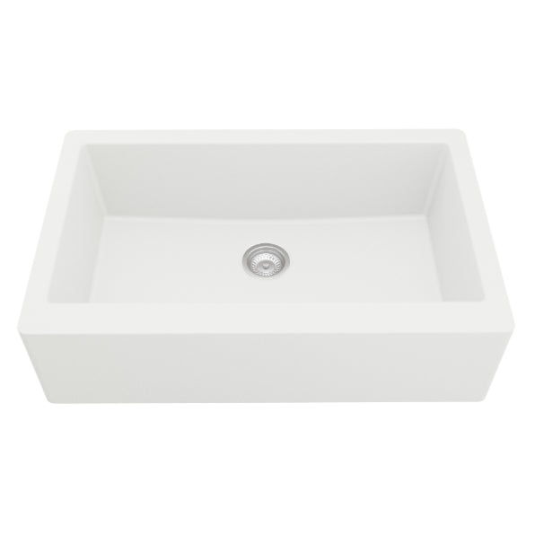 Petrodust 34" Quartz Composite Apron / Farmhouse Kitchen Sink