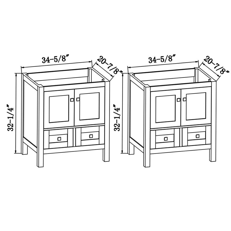 Elvin 72" Freestanding Bathroom Vanity with Carrara Quartz Top and Porcelain Undermount Sinks