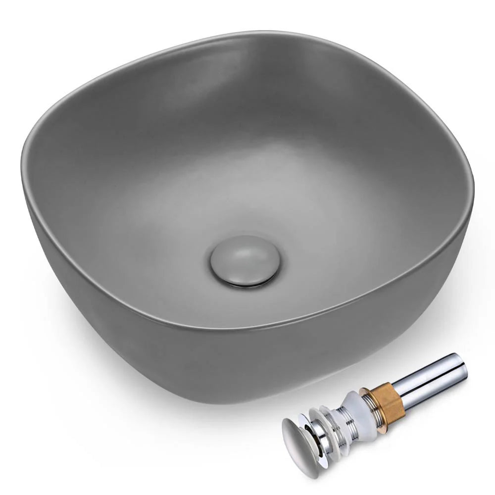 Brynlee Porcelain Vessel Bathroom Sink