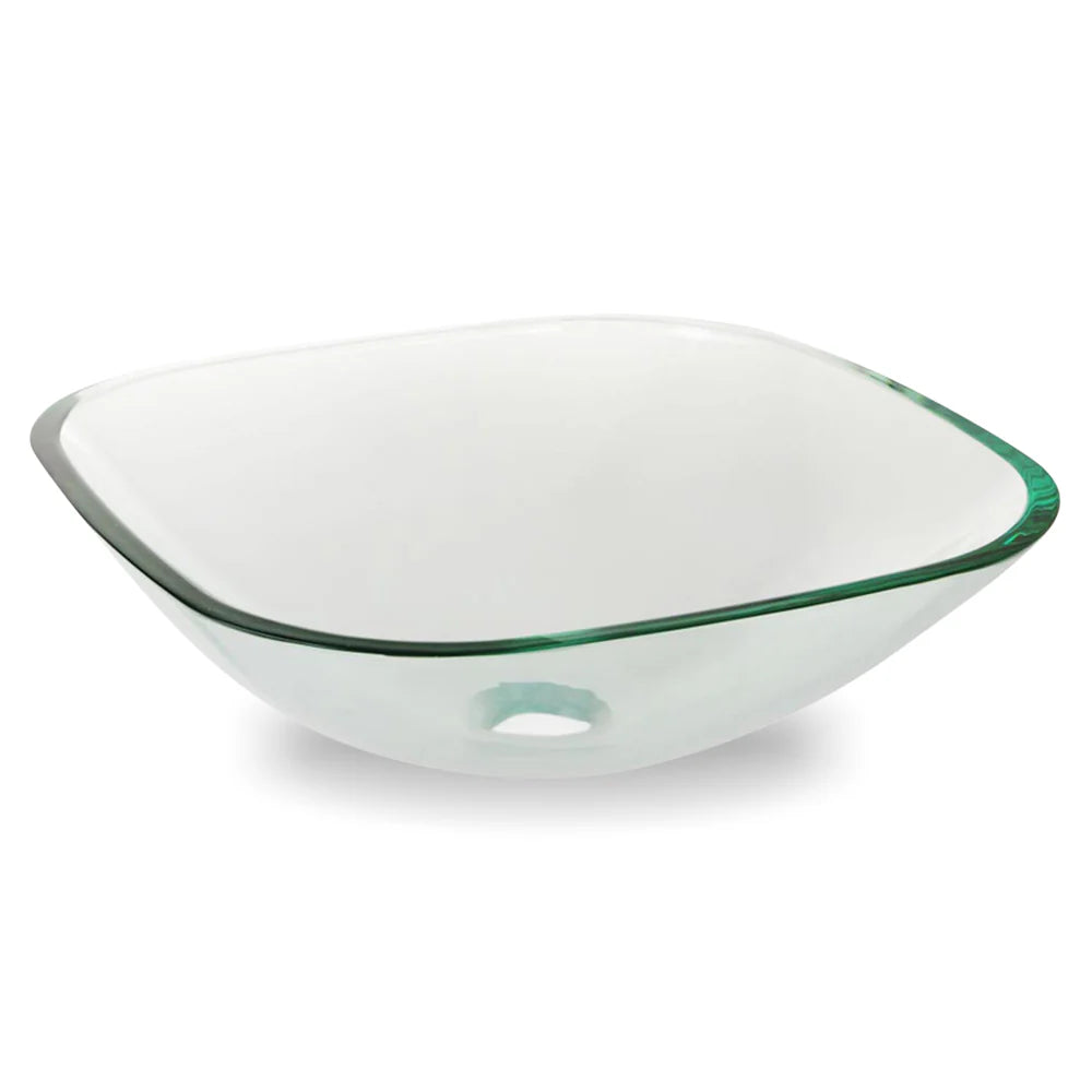 Courtney Tempered Glass Vessel Bathroom Sink