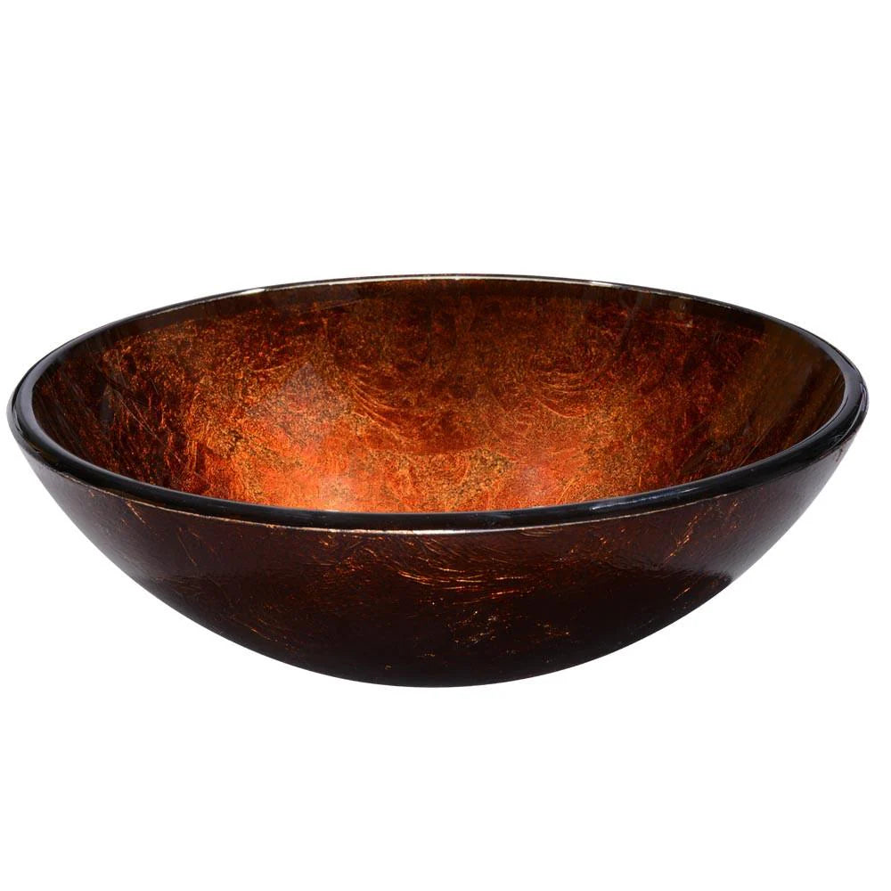 Whitney Tempered Glass Vessel Bathroom Sink