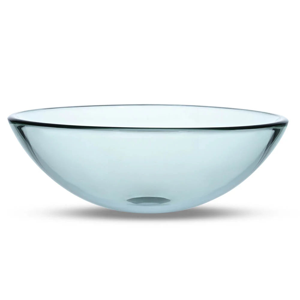 Emmett Tempered Glass Vessel Bathroom Sink