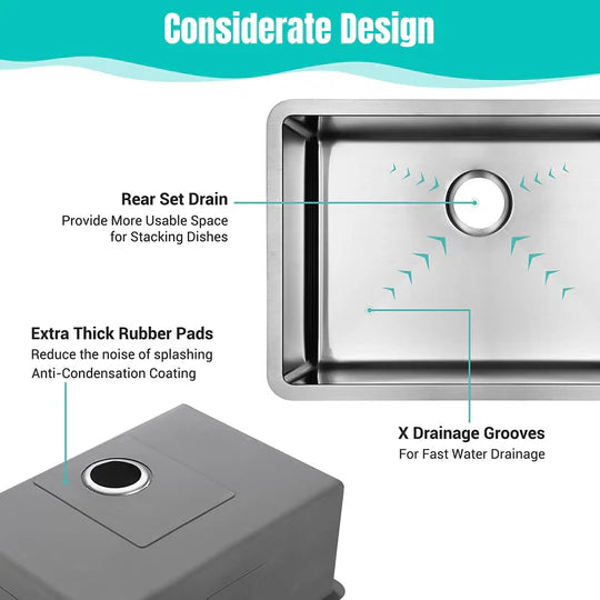 Margot 25" Undermount Kitchen Sink