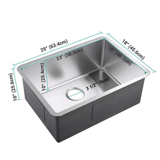 Margot 25" Undermount Kitchen Sink