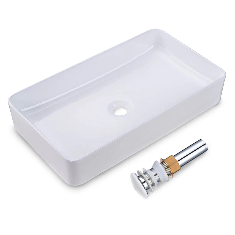 Veza Porcelain Vessel Bathroom Sink