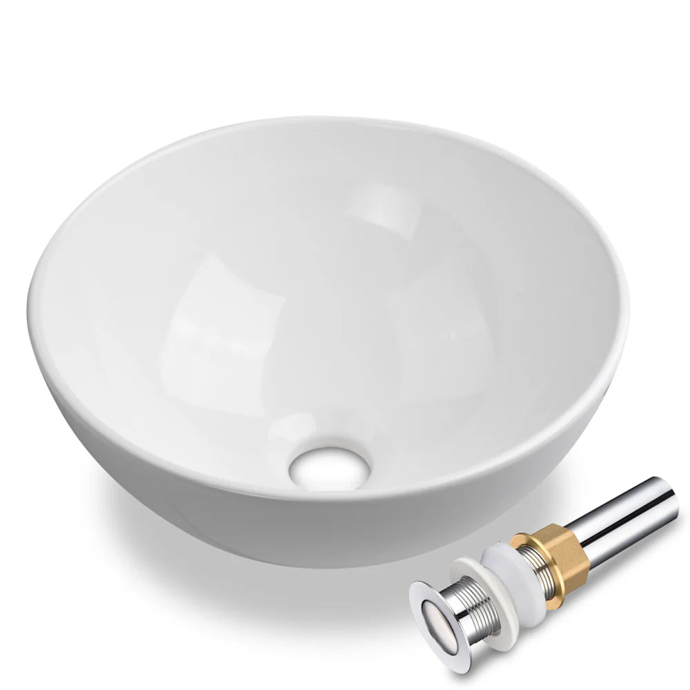 Nali Porcelain Vessel Bathroom Sink