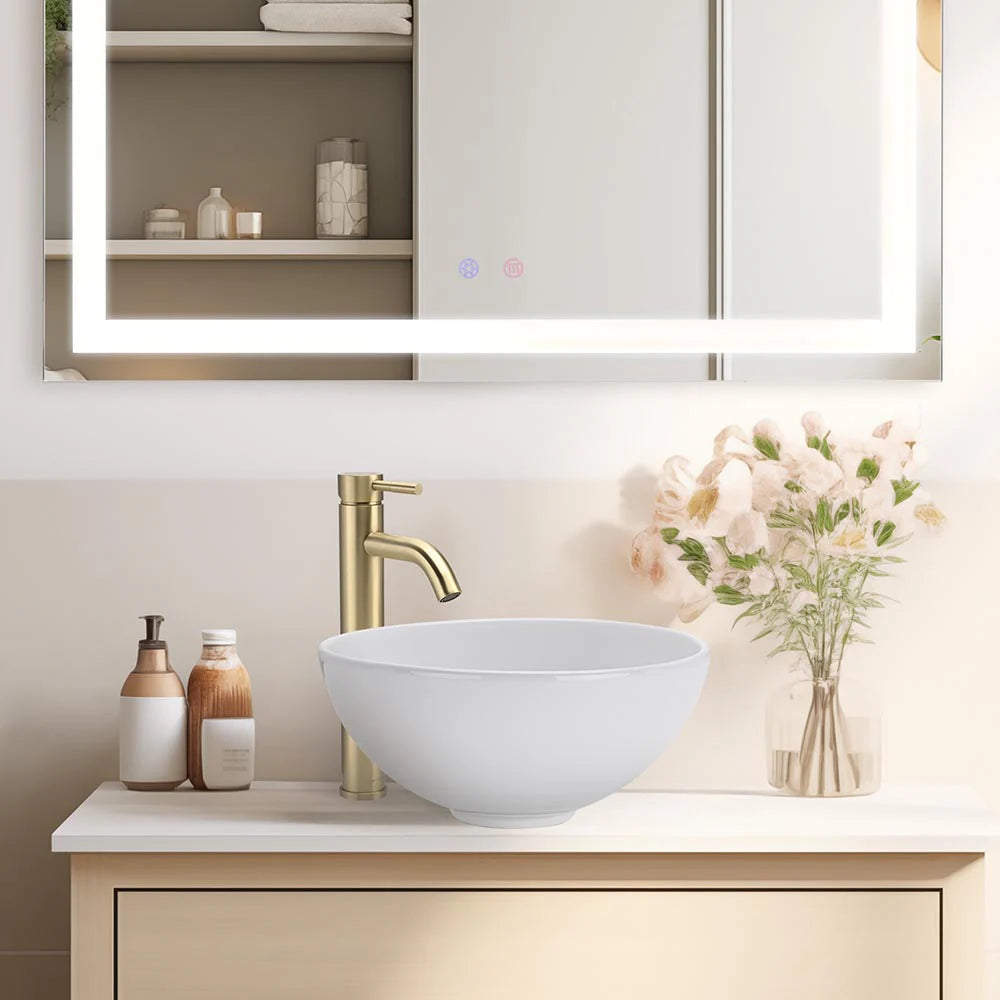 Nali Porcelain Vessel Bathroom Sink
