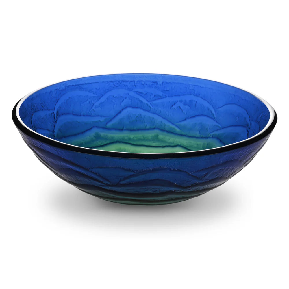 Ronan Tempered Glass Vessel Bathroom Sink