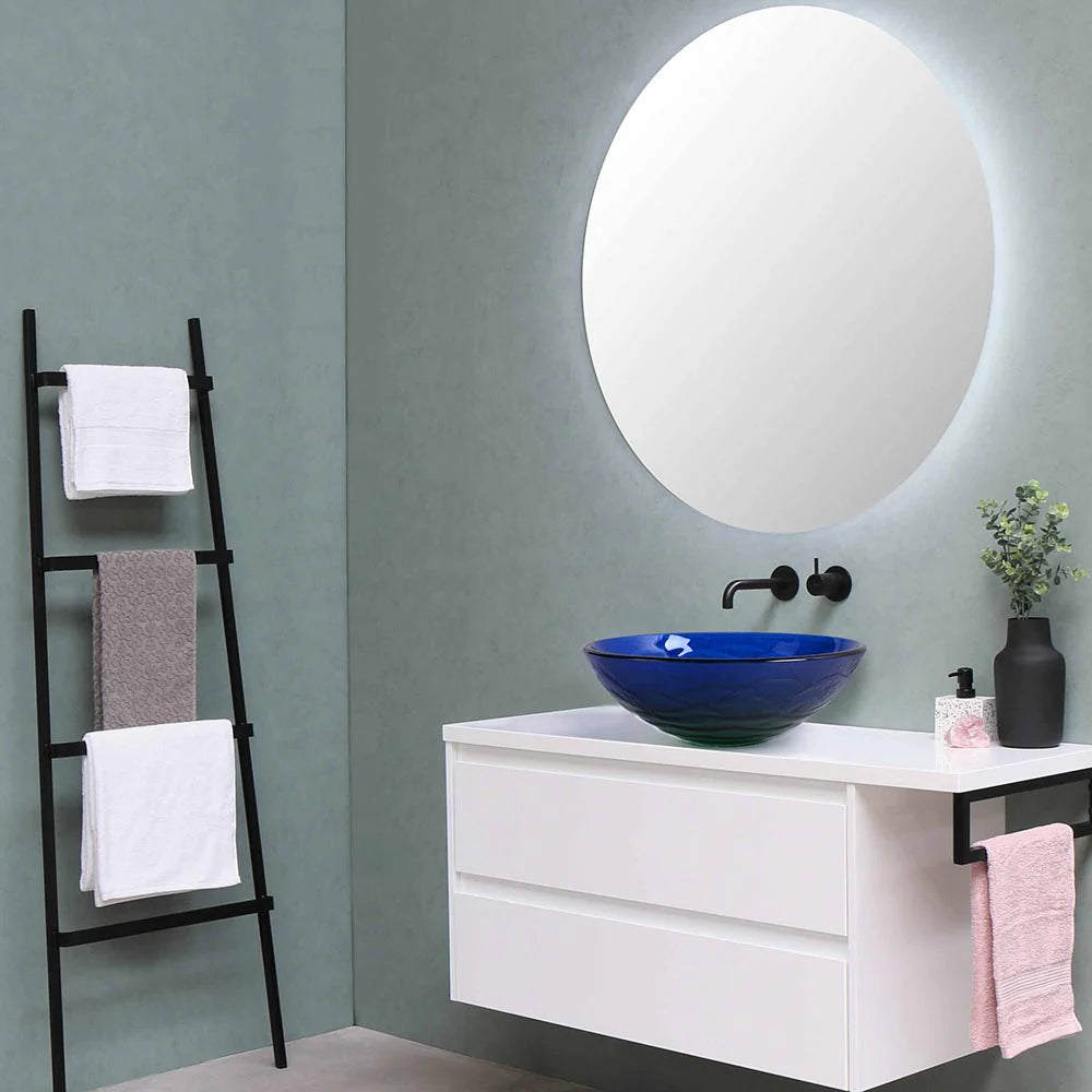 Ronan Tempered Glass Vessel Bathroom Sink