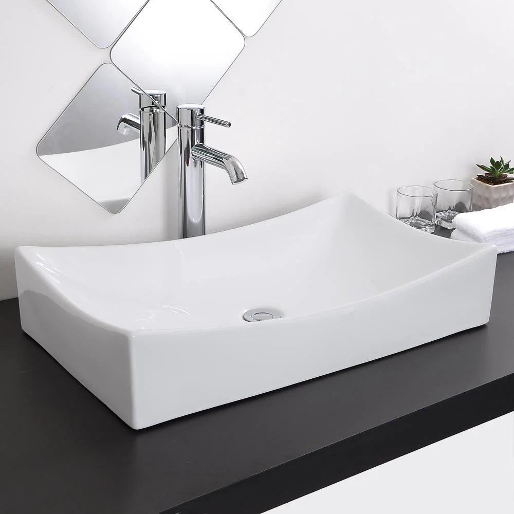 Wynlo Porcelain Vessel Bathroom Sink