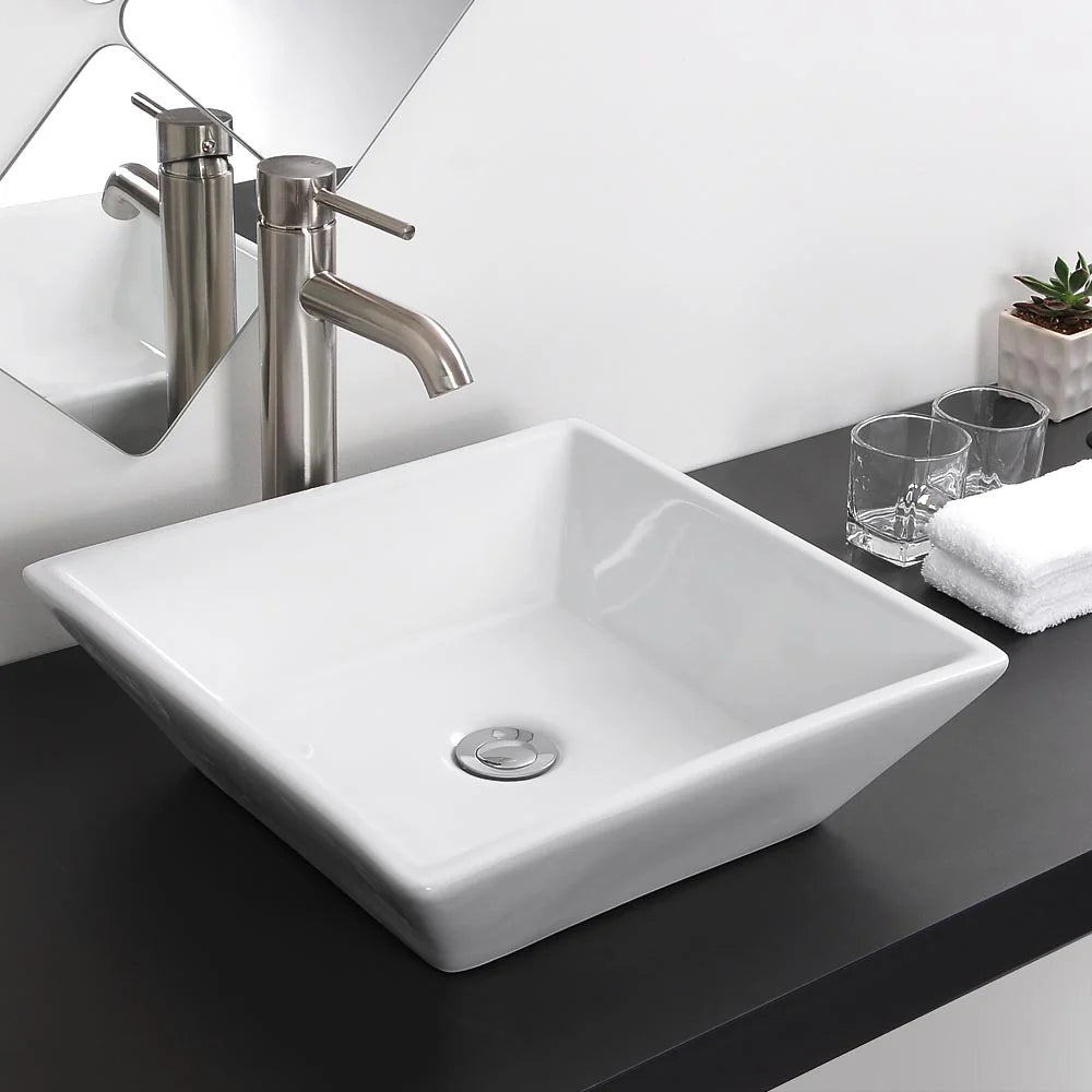 Raphael Ceramic Vessel Bathroom Sink