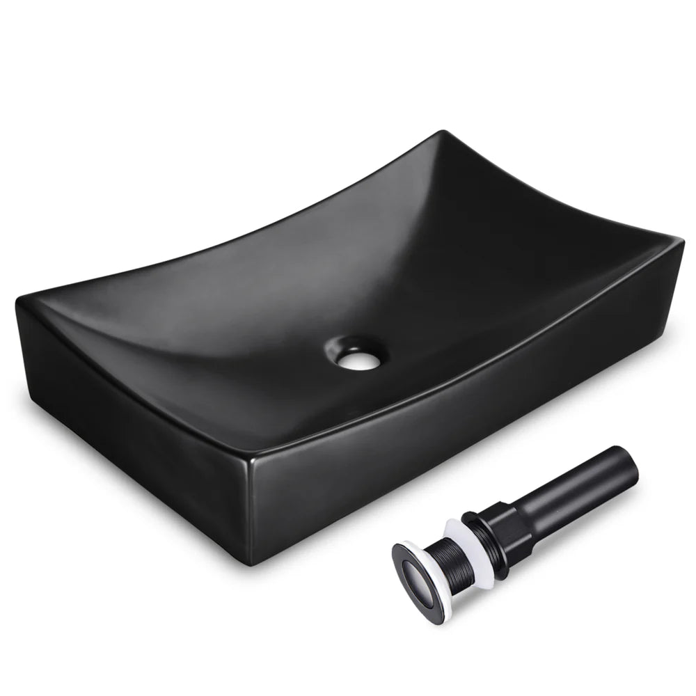 Bailey Porcelain Vessel Bathroom Sink