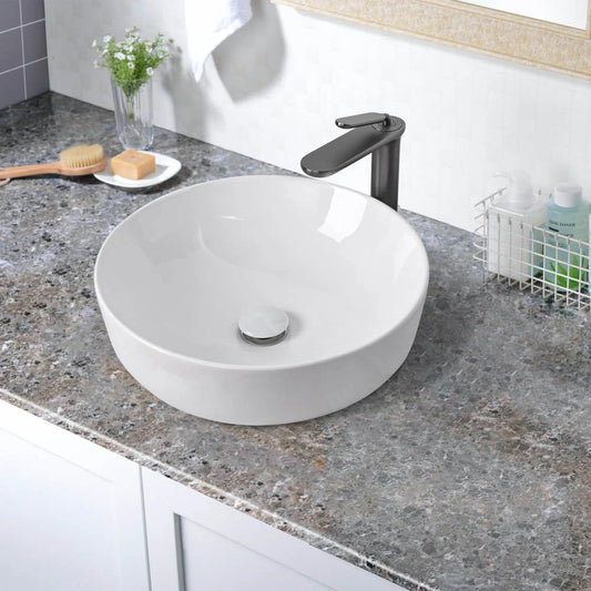 Xella Porcelain Vessel Bathroom Sink