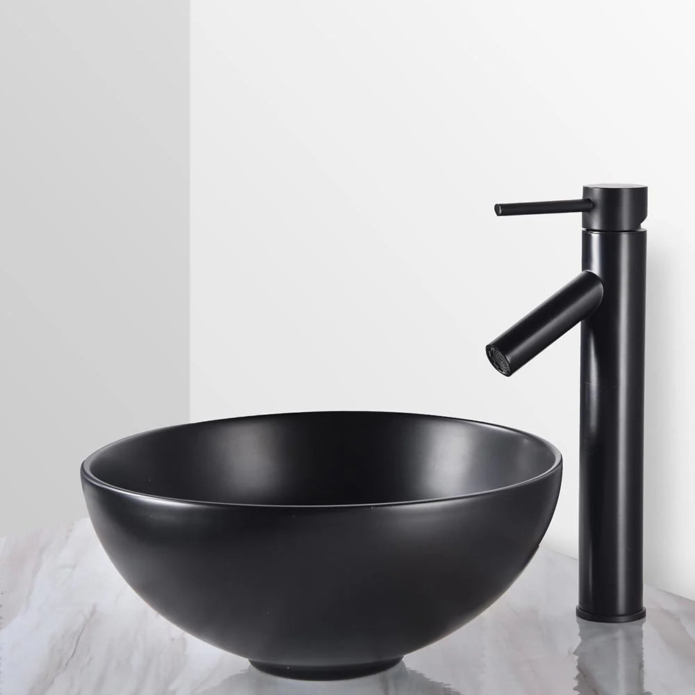 Mira Porcelain Vessel Bathroom Sink