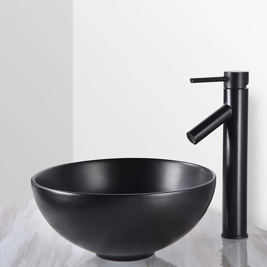 Mira Porcelain Vessel Bathroom Sink