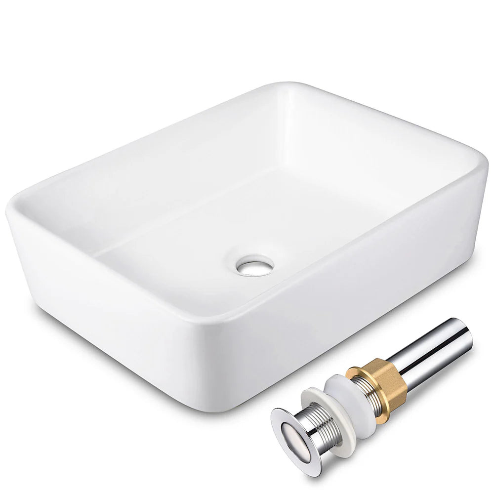 Odette Porcelain Vessel Bathroom Sink