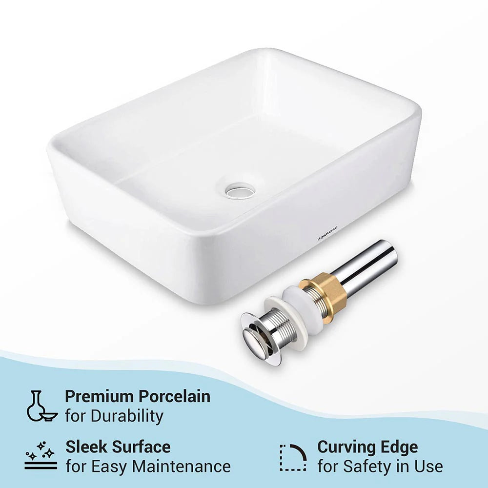 Odette Porcelain Vessel Bathroom Sink