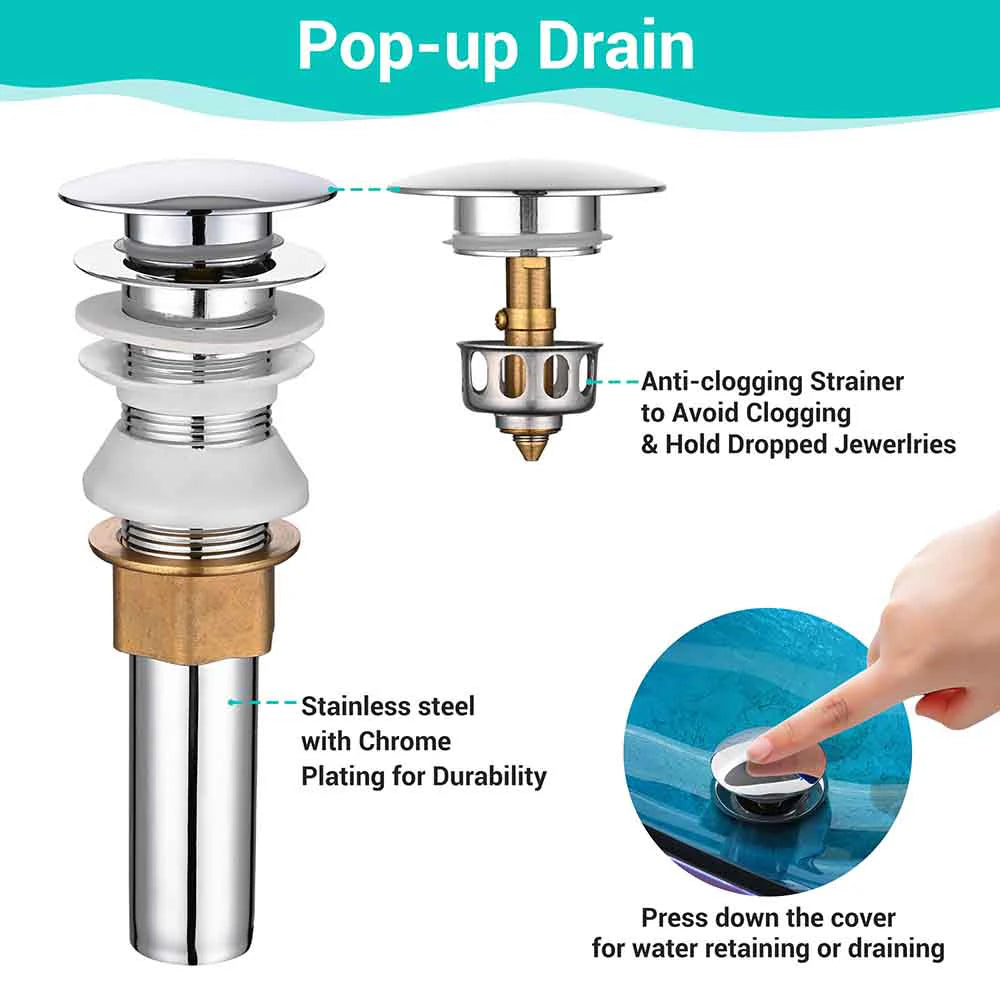 Gavin Tempered Glass Vessel Bathroom Sink