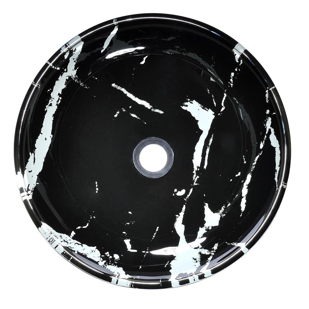 Brett Tempered Glass Vessel Bathroom Sink