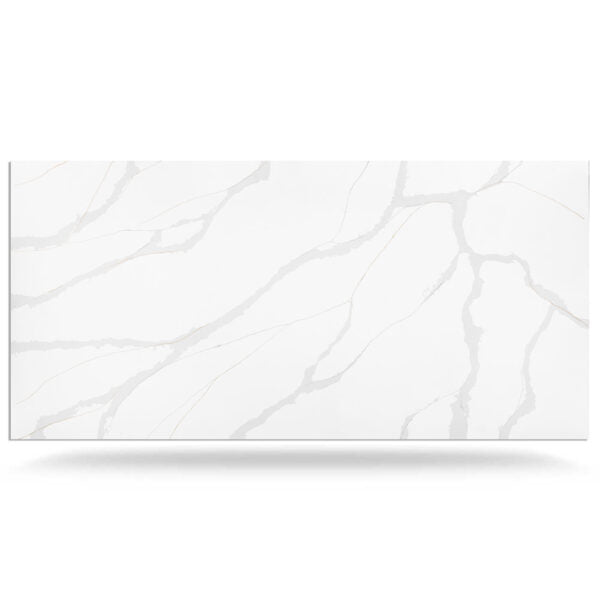 Viatera Calacatta Sol Brushed Quartz Slab