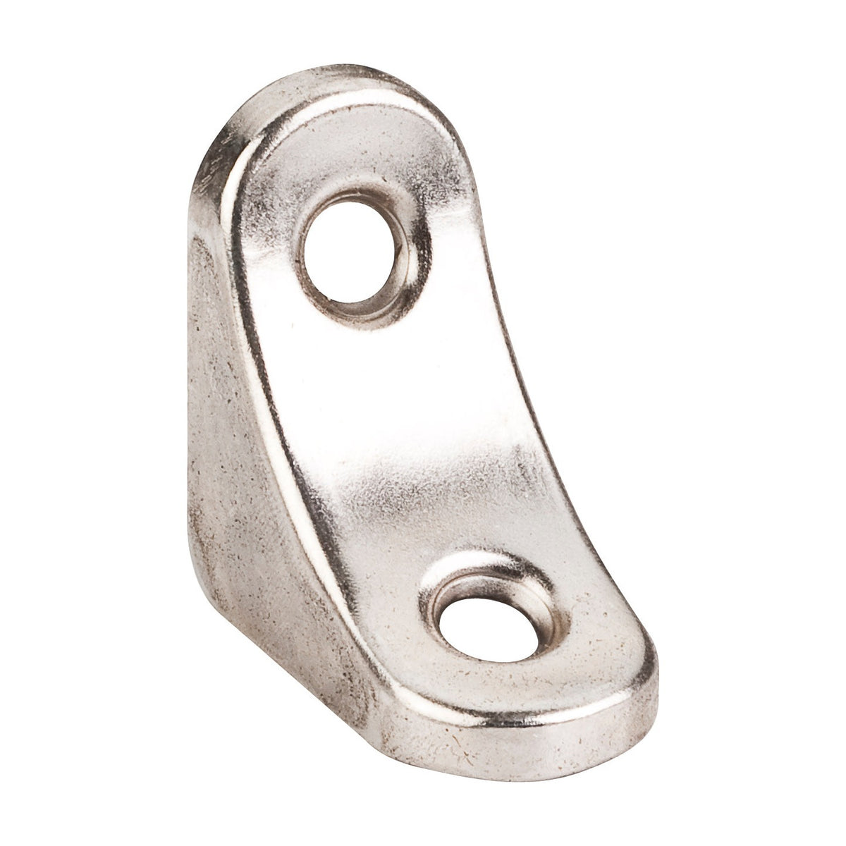 1-3/8" Church Pew Bracket, Bright Nickel
