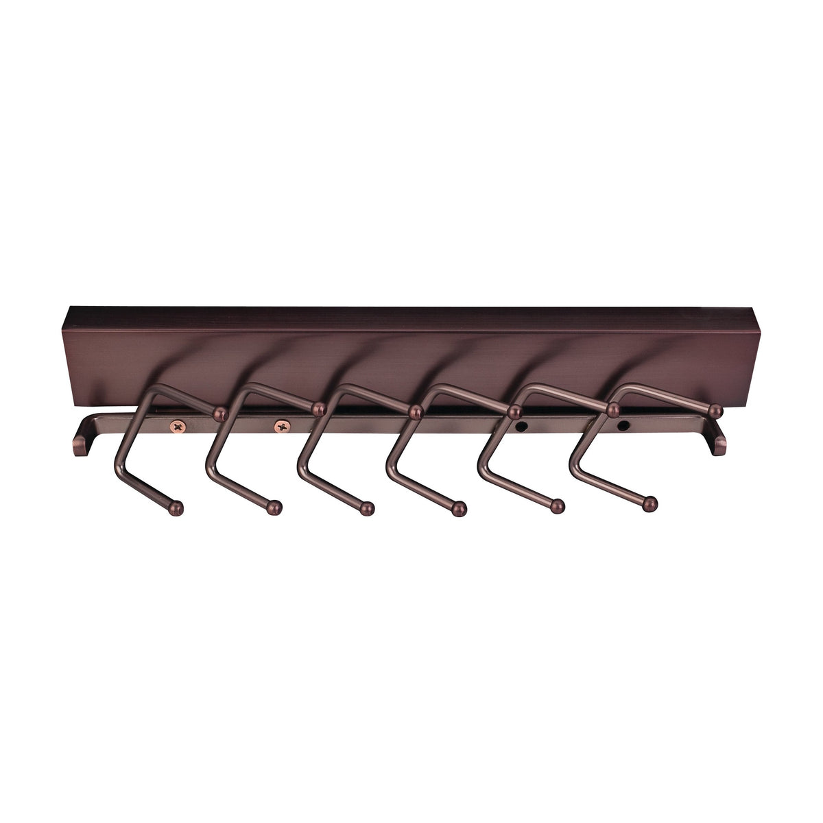 Barnaby 12" Sliding Tie Rack, Brushed Oil Rubbed Bronze